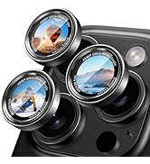 CACOE Camera Lens Protector for iPhone 17ProMax/17Pro/16ProMax/16Pro/15ProMax/15Pro/14ProMax/14Pr...