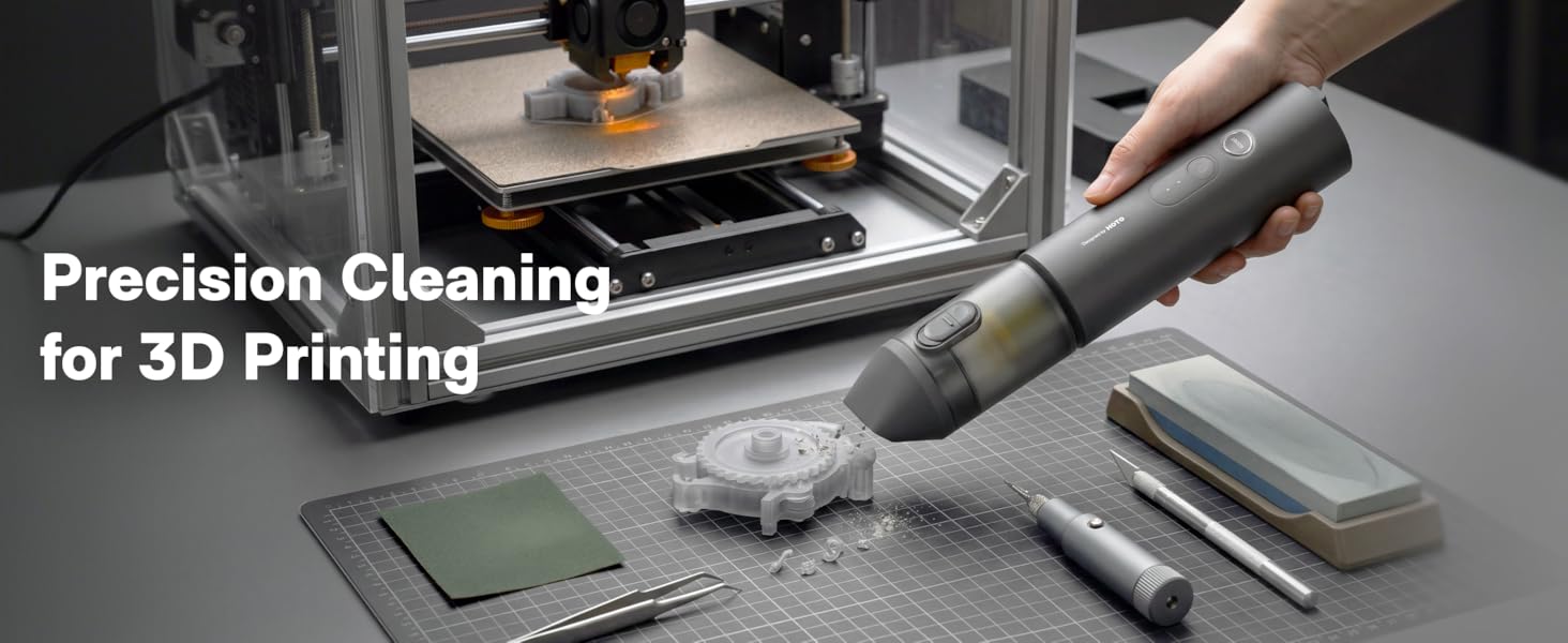 clean 3D printer bed, printing platform, workbench dust, remove filament debris