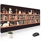 Stanoha Mouse Pad Desk Mat Gaming Large Keyboard Cute Office Desktop Computer Laptop Cat XXL Long...