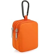 E-Tree Coin Purse with Carabiner Clip, Dual Layer Card Case Holder, Mini Pouch for AirPod Earphon...
