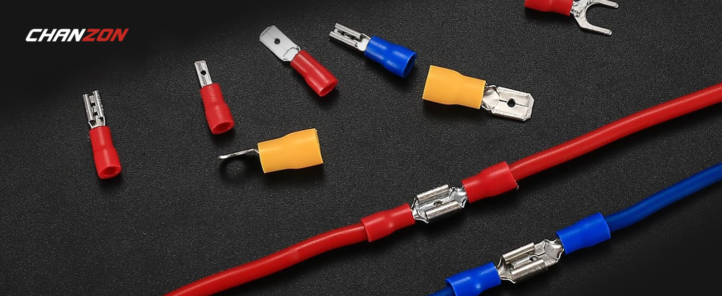 Electrical wire terminal crimp connectors