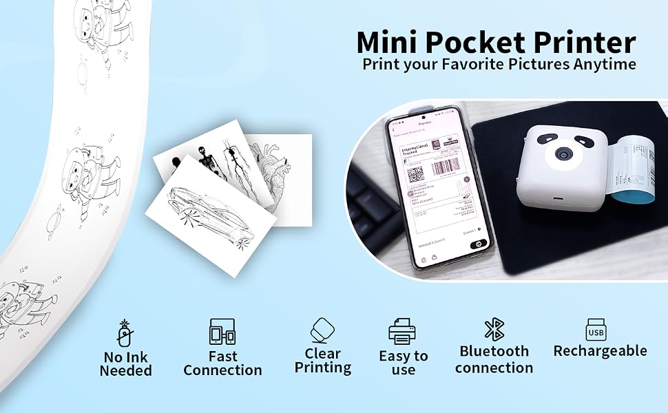 Mini Pocket Printer