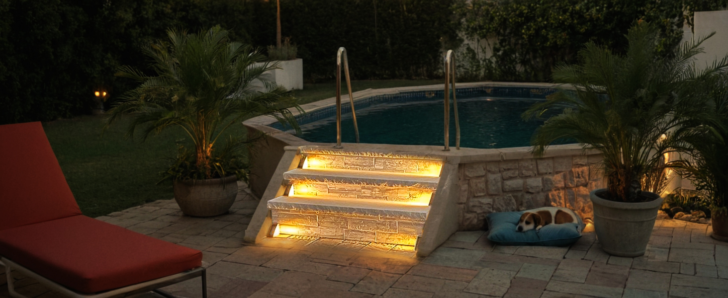 outdoor Solar Step Lights 