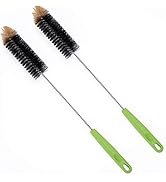 Long Bottle Cleaning Brush, Dish Vegetable Brush for Washing Narrow Neck Beer Water Bottles Brew ...