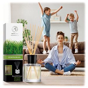 Reed Oil Diffuser Scented Reed Diffuser Fragrance Lemongrass Pine Diffuser Gift Set Fir Signature