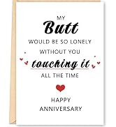 FANCYLUCKY Funny Anniversary Card for Women Men, Humorous Anniversary Card Gifts for Husband Wife...
