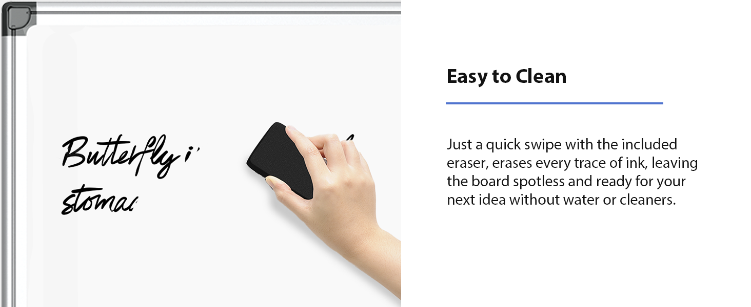 magnetic dry erase white board