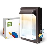 ASD 30/40/50W LED Wall Pack Light Slim with Dusk to Dawn Photocell, 6577LM 3000/4000/5000K 120-27...