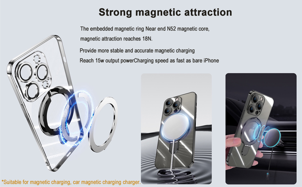 iphone 16 pro max cases Strong Magnetic attraction