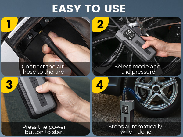 Tire Inflator Portable Air Compressor