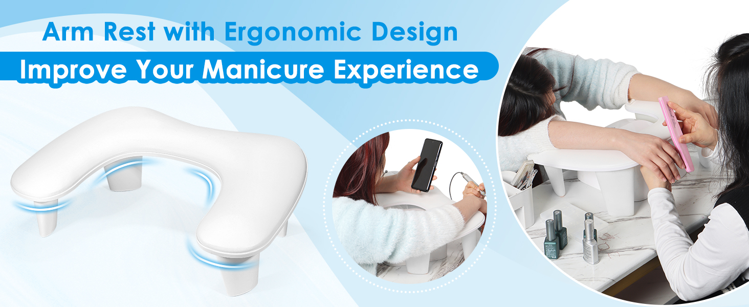 arm rest for nails tech