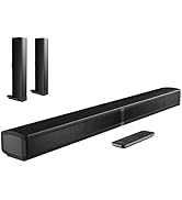 LARKSOUND 2.2 CH Soundbar for Smart TV, 2-in-1 Detachable Sound Bar for TV, Surround Sound System...