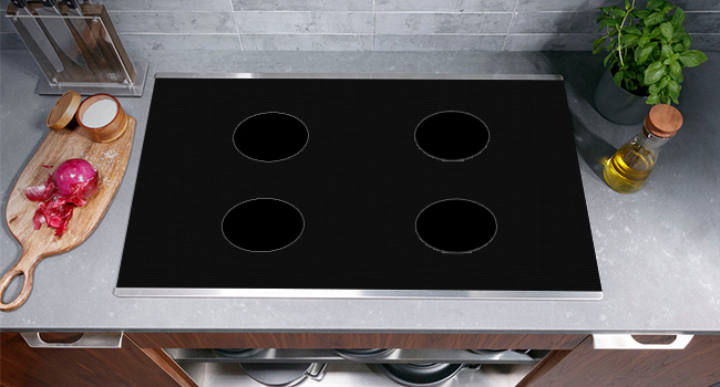 Extra -Large Translucent Induction Cooktop Protector Cover Mat