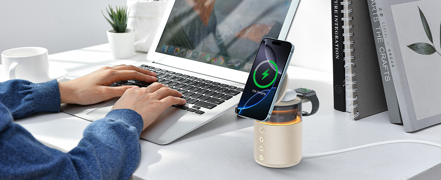 3 in 1 wireless charging station