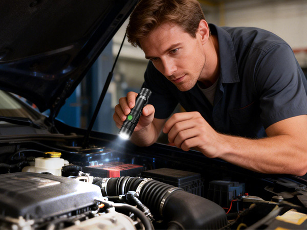 High Lumens Rechargeable LED Flashlight