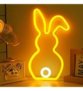 ENUOLI Novelty Rabbit Neon Sign Art Wall Lights for Business Bunny Neon Light Bar Club Bedroom US...
