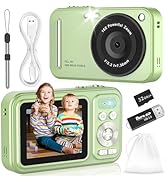 Digital Camera for Kids, 48MP FHD 1080P Point and Shoot Digital Cameras with 16X Zoom Anti-Shake,...