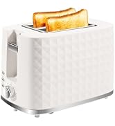 Seydere Toaster 2 Slices, Toasters Wide Slot, Bread Toaster with Cancel, Bagel, Defrost Function,...