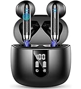 Wireless Earbuds, Bluetooth Headphones V5.4 Stereo Bass Ear buds with ENC Noise Cancelling Mics, ...