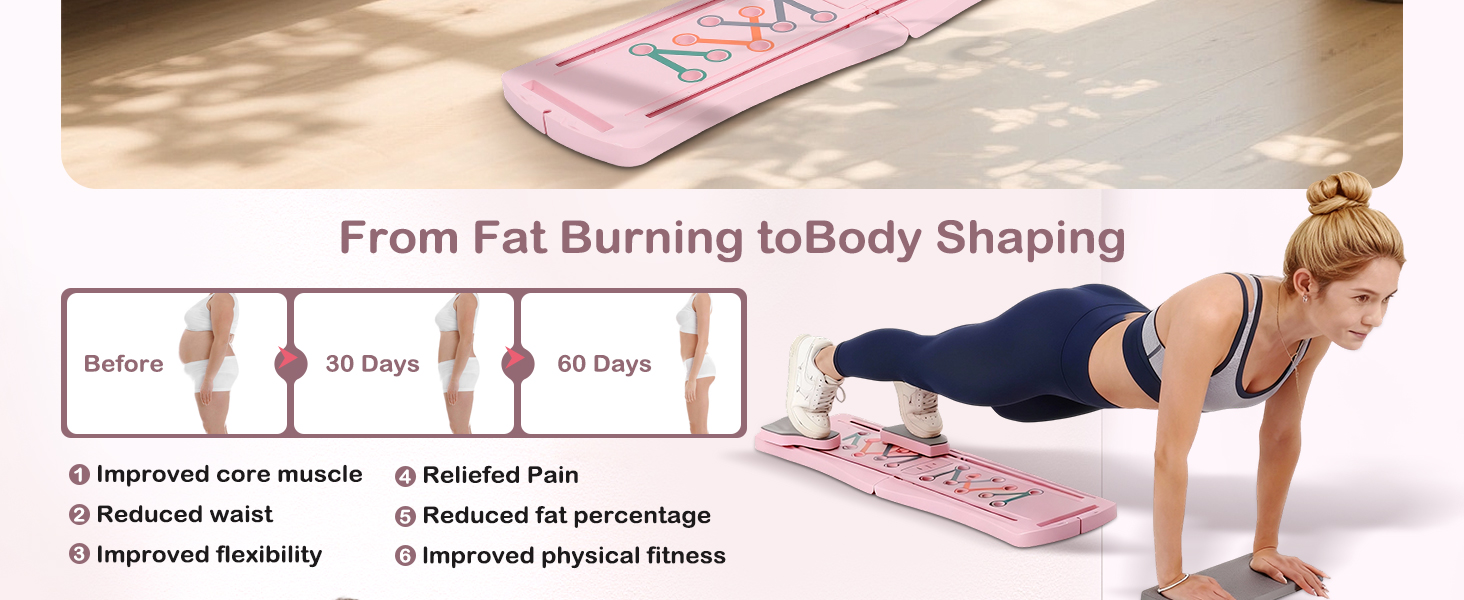 7-in-1 Pilates Board Reformer Kit