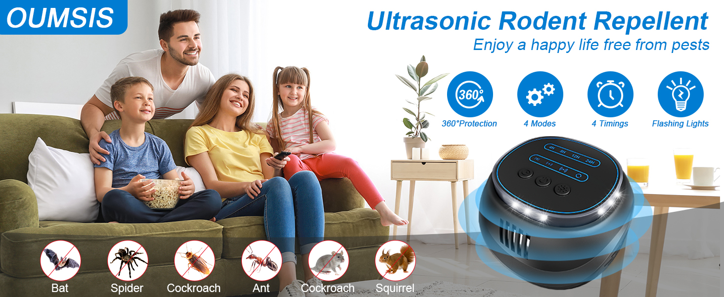 ultrasonic pest repeller indoor