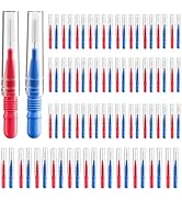 RAZOKO Interdental Brush, Flossing Head,Easy Use Tooth Cleaning Tool (88 Count)(2.5mm/3mm)