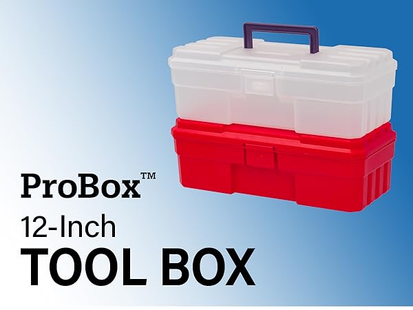 Akro-Mils ProBox 12 inch Portable Plastic Tool Box