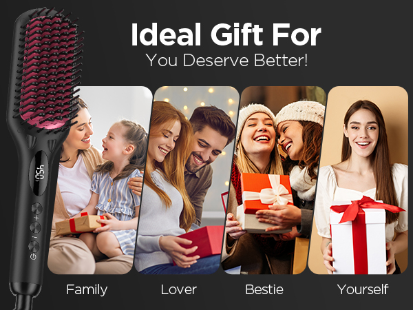 Ceramic Straightening brush