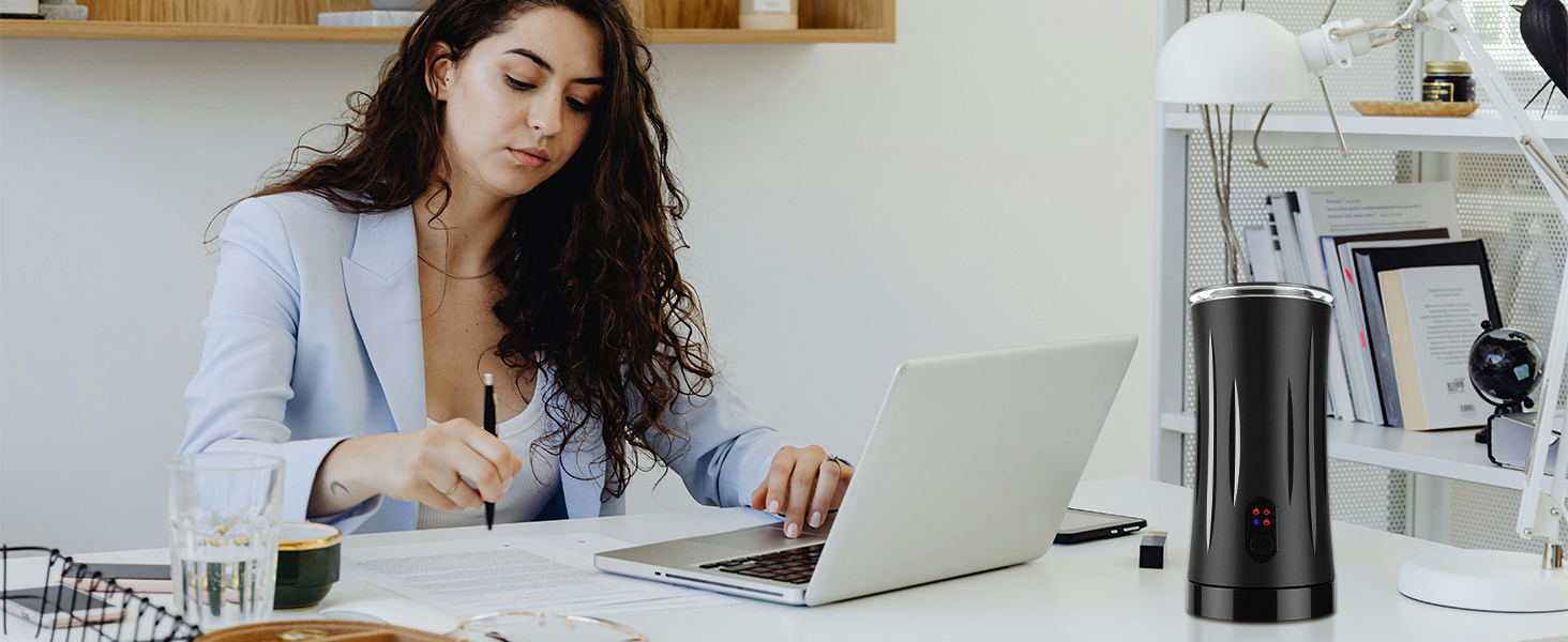 milk steamer and frother for latte at office