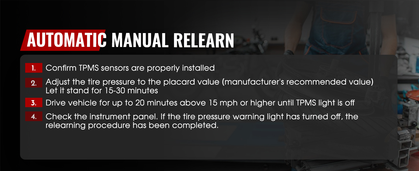 AUTOMATIC MANUAL RELEARN