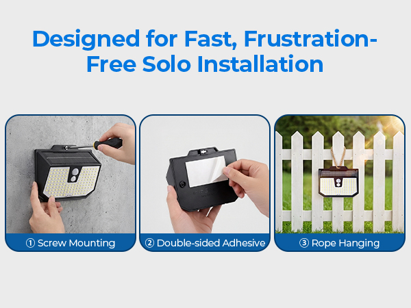 Motion Sensor Solar Lights