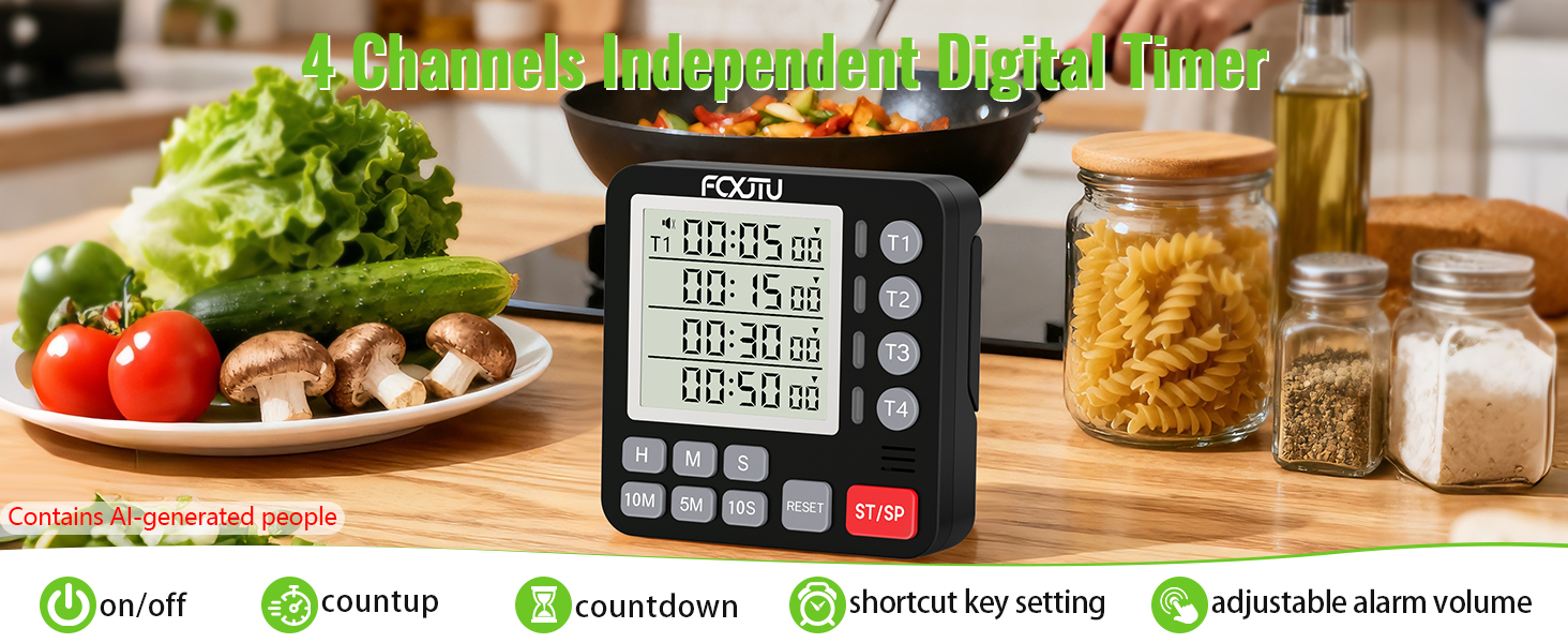 4 channel timer