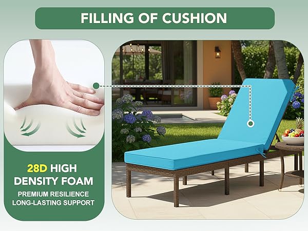 outdoor chaise lounge cushions