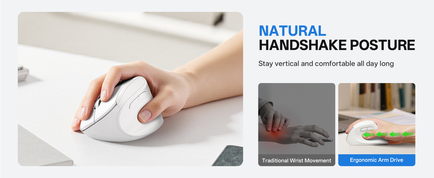 wireless ergonomic mouse