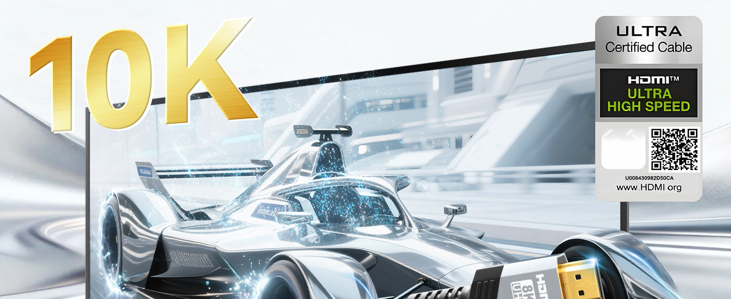 hdmi 2.1 certified–true 48gbps stability