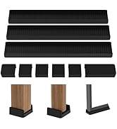 Rectangular DIY Non Slip Chair Leg Protectors,Furniture Coasters,Furniture Pads Hardwoods Floors,...