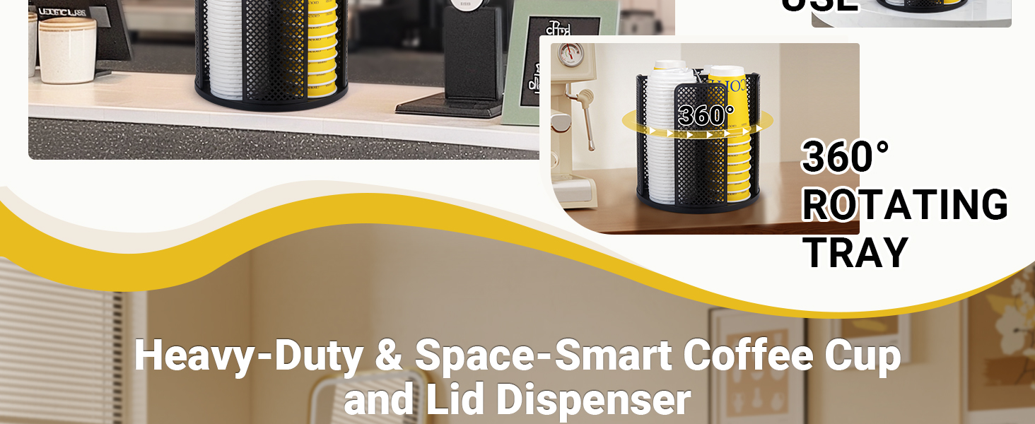 Rotating Paper Cup Holder