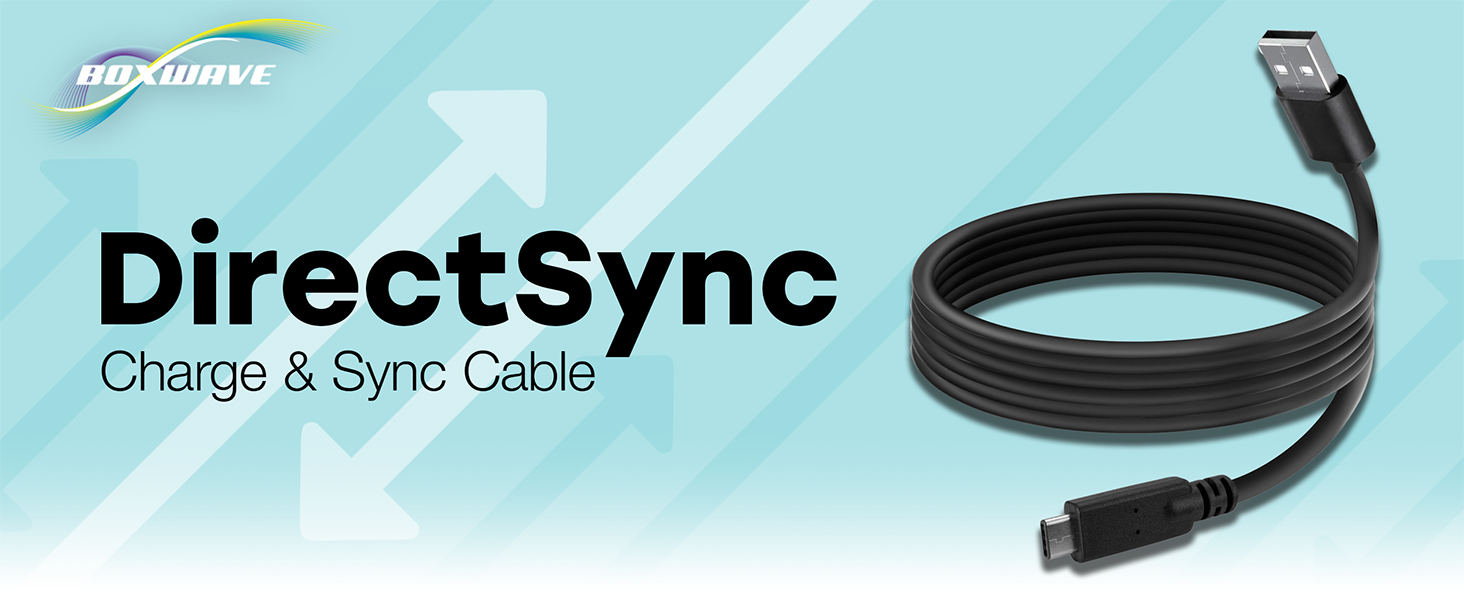 BoxWave DirectSync USB Type-C Charge &amp; Sync Cable