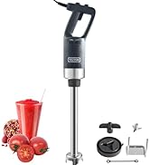 VEVOR Commercial Immersion Blender, 750W 16" Heavy Duty Hand Mixer, Variable Speed Kitchen Stick ...