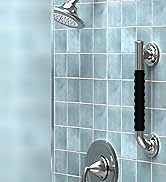 AquaChase 1 1/4 x 16in ADA Bath Safety Grab Bar with Rubber Grip, 500lbs Support, Bathroom Mobili...