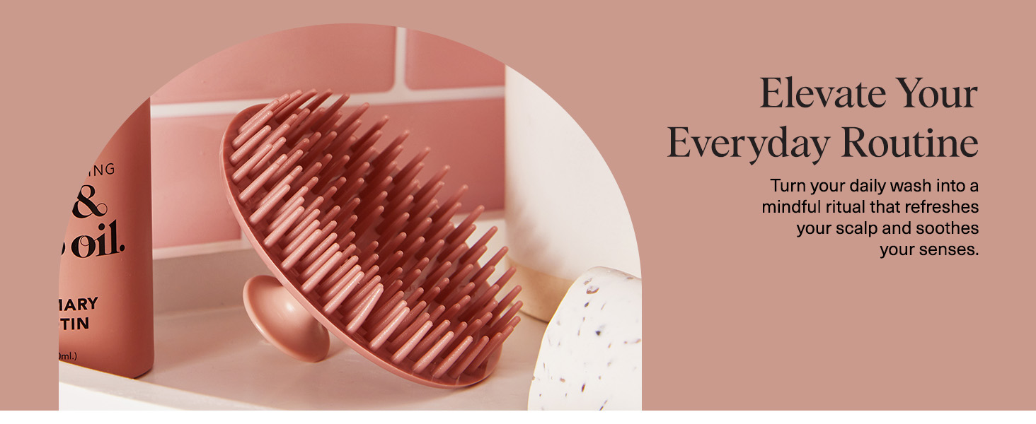 Kitsch Scalp Massager for Hair Care - Scalp Scrubber