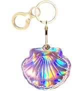 ZOUITY Leather Keychain holder Protective Case Compatible with Apple AirTag | Cute Drop-proof Cov...