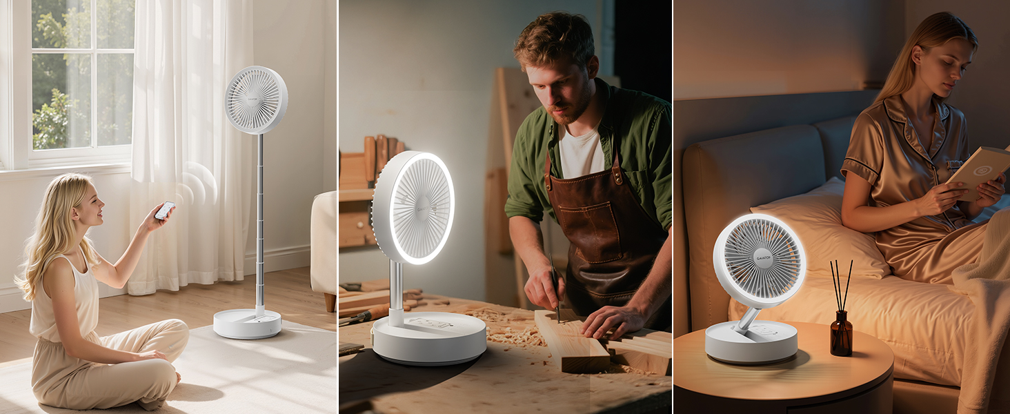 camping fans for tents travel fans portable pedestal fan oscillating abanico portatil recargable