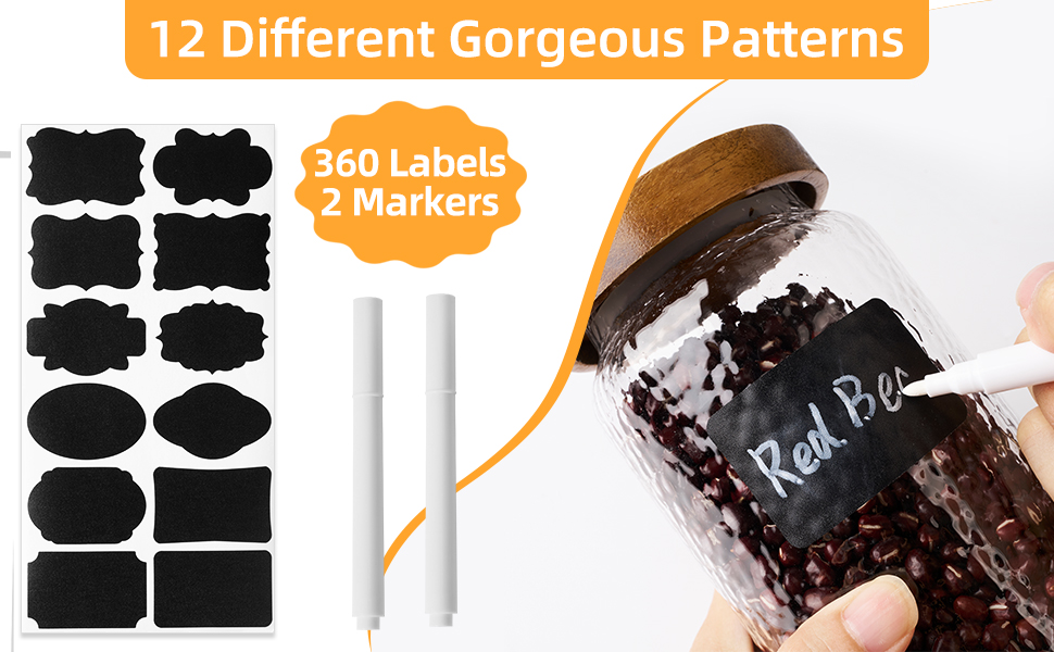 360 labels and 2 markers