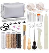 Jupean 53 Pcs Bookbinding Kit, Book Binding Kit for Beginners, Book Binding Materials, Book Bindi...