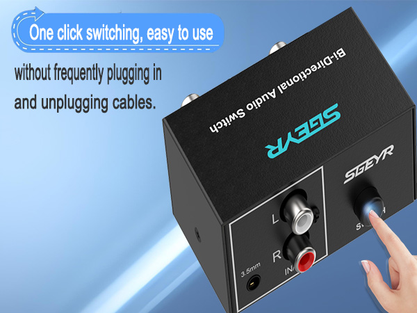 Bi-Directional Stereo Audio Switch 