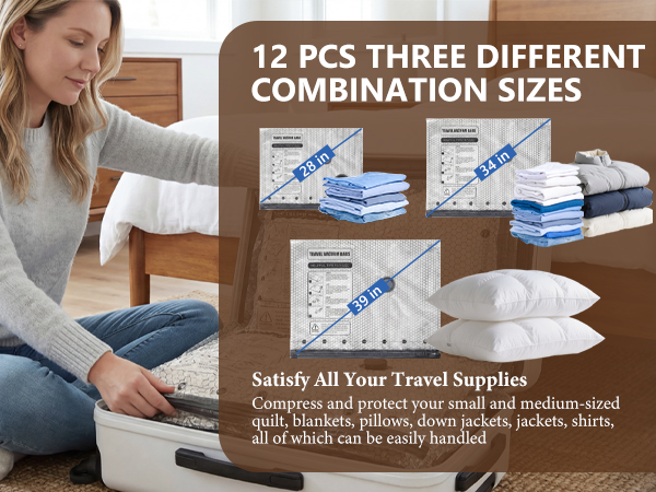 Travel Vacuum Bags for Clothing