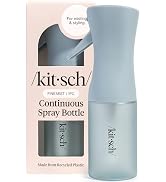 Kitsch Continuous Spray Bottle for Hair – Haze Blue, 150ml | Fine Mister Spray Bottle &amp; Water Spr...