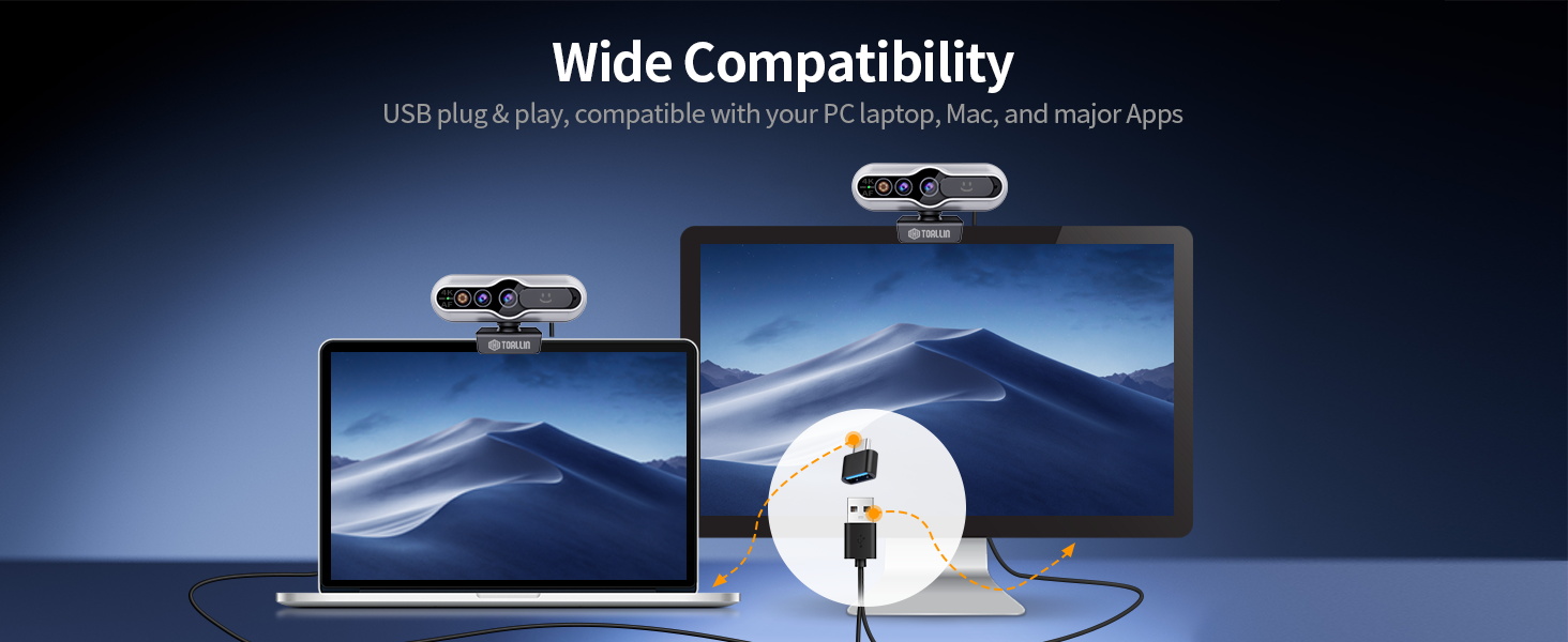 USB plug and play webcam