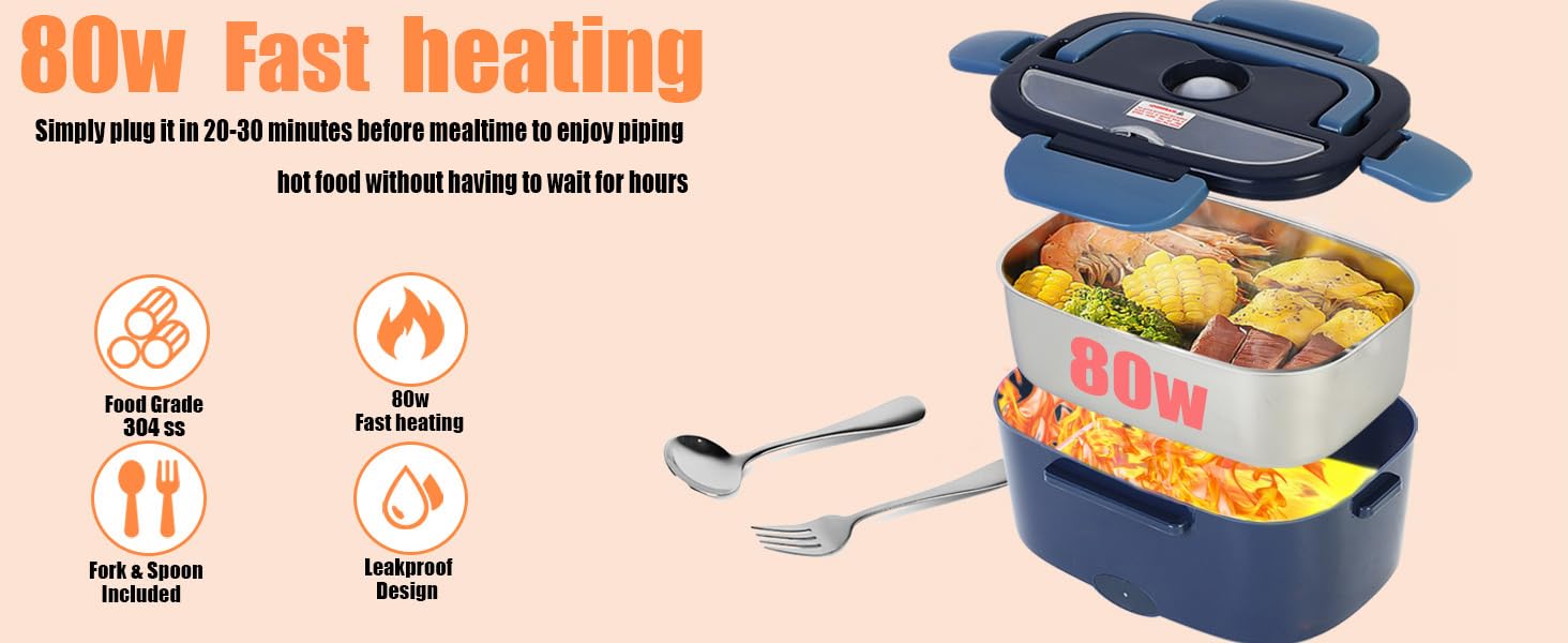 portable heating lunch box